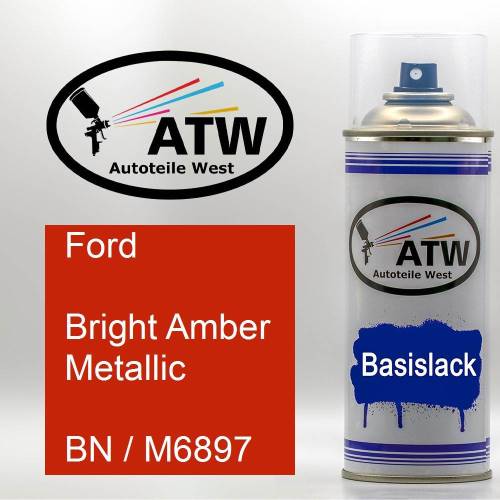 Ford, Bright Amber Metallic, BN / M6897: 400ml Sprühdose, von ATW Autoteile West.